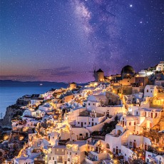 산토리니의 별밤